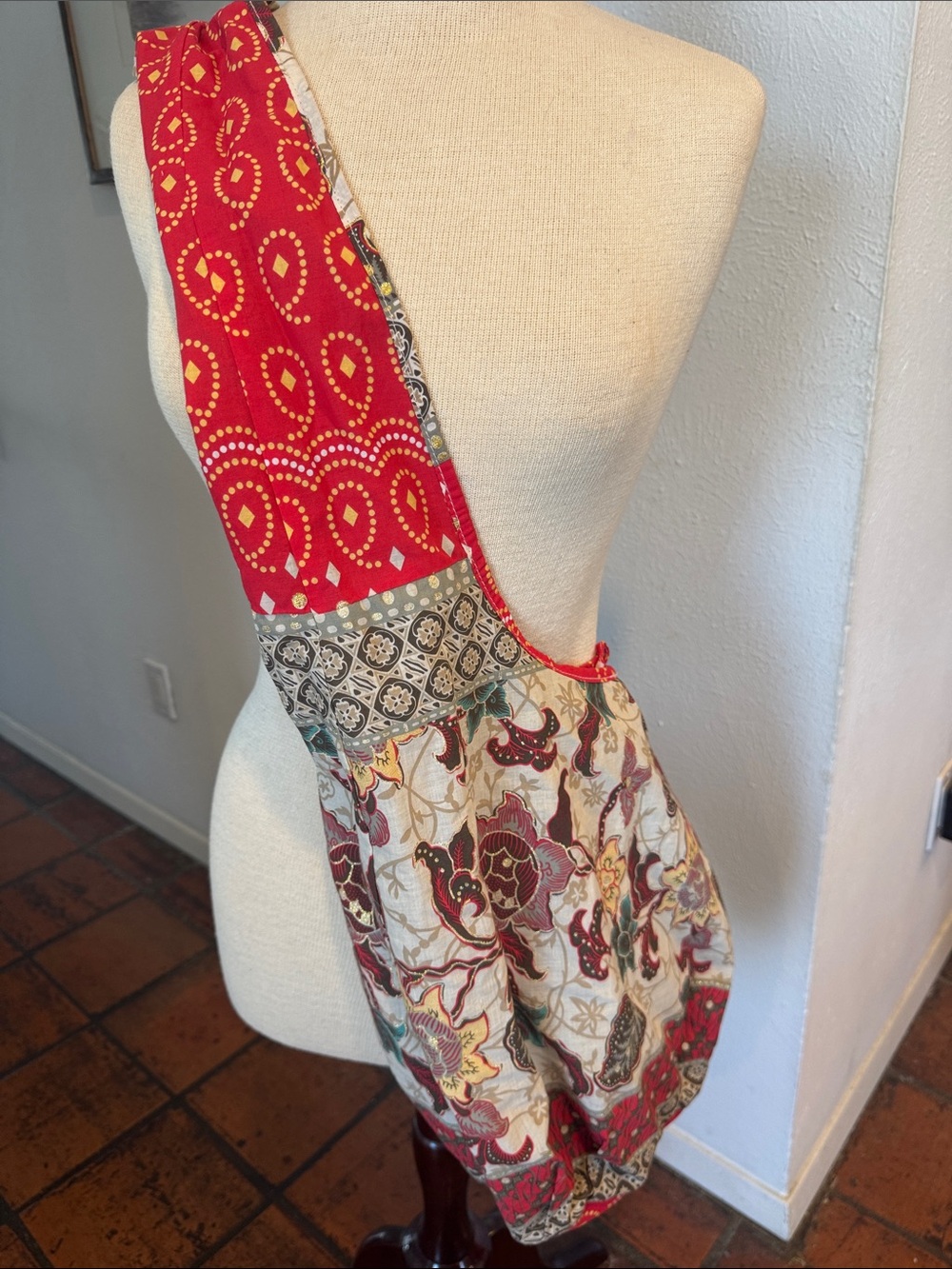Bohemian Patterned Crossbody Sling Bag